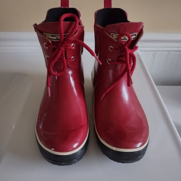 Red Wind River Rainboots - Picture 3 of 4